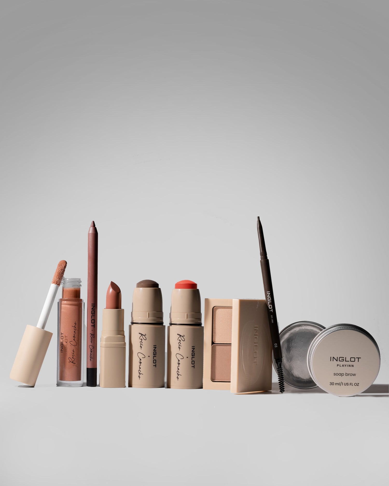 INGLOT x Rocío Camacho Full make up look